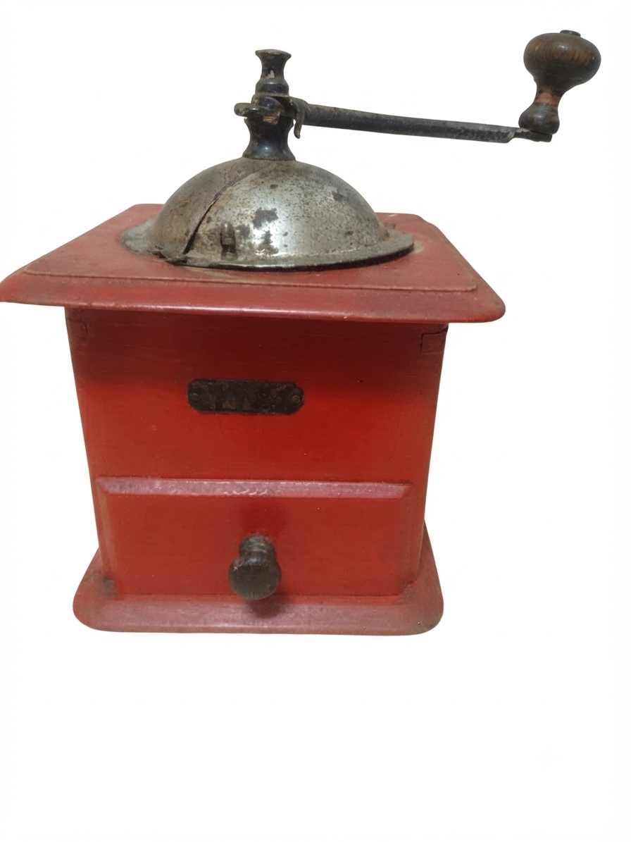 Moulin à café rouge The Omega Mfg Co (1910) – Le détail déco champêtre
