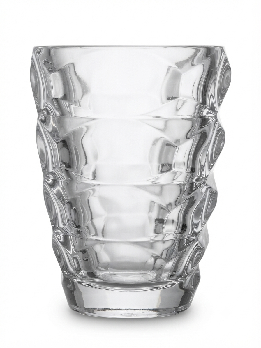 Grand Vase Vintage en Verre