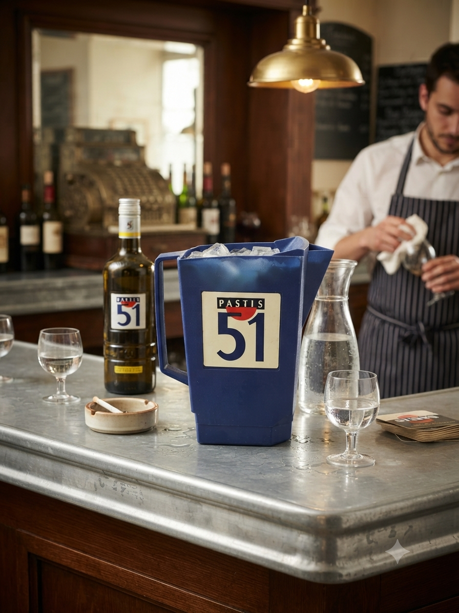 Pichet à eau vintage Pastis 51 – Esprit bistrot & collection rétro
