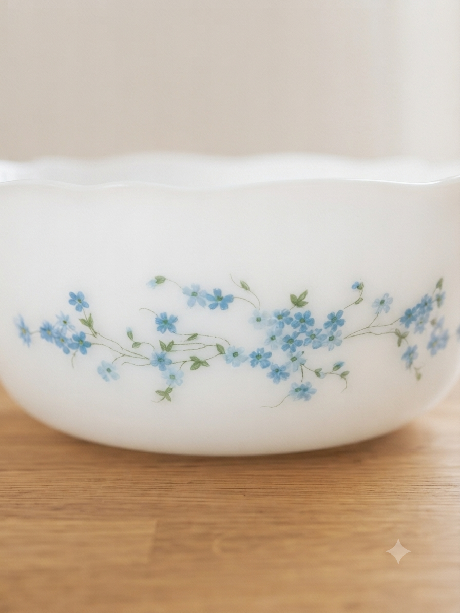 Saladier vintage "Myosotis"