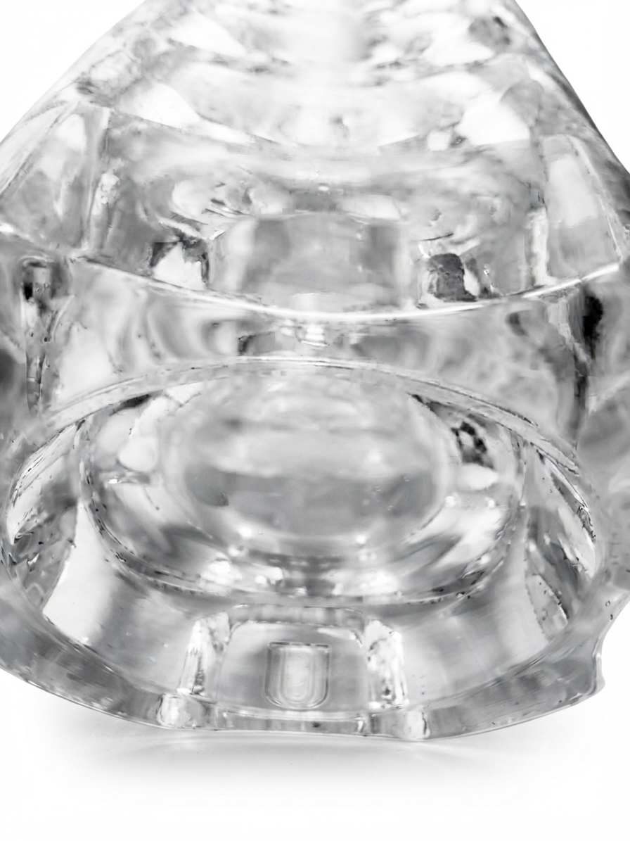 Grand Vase Vintage en Verre