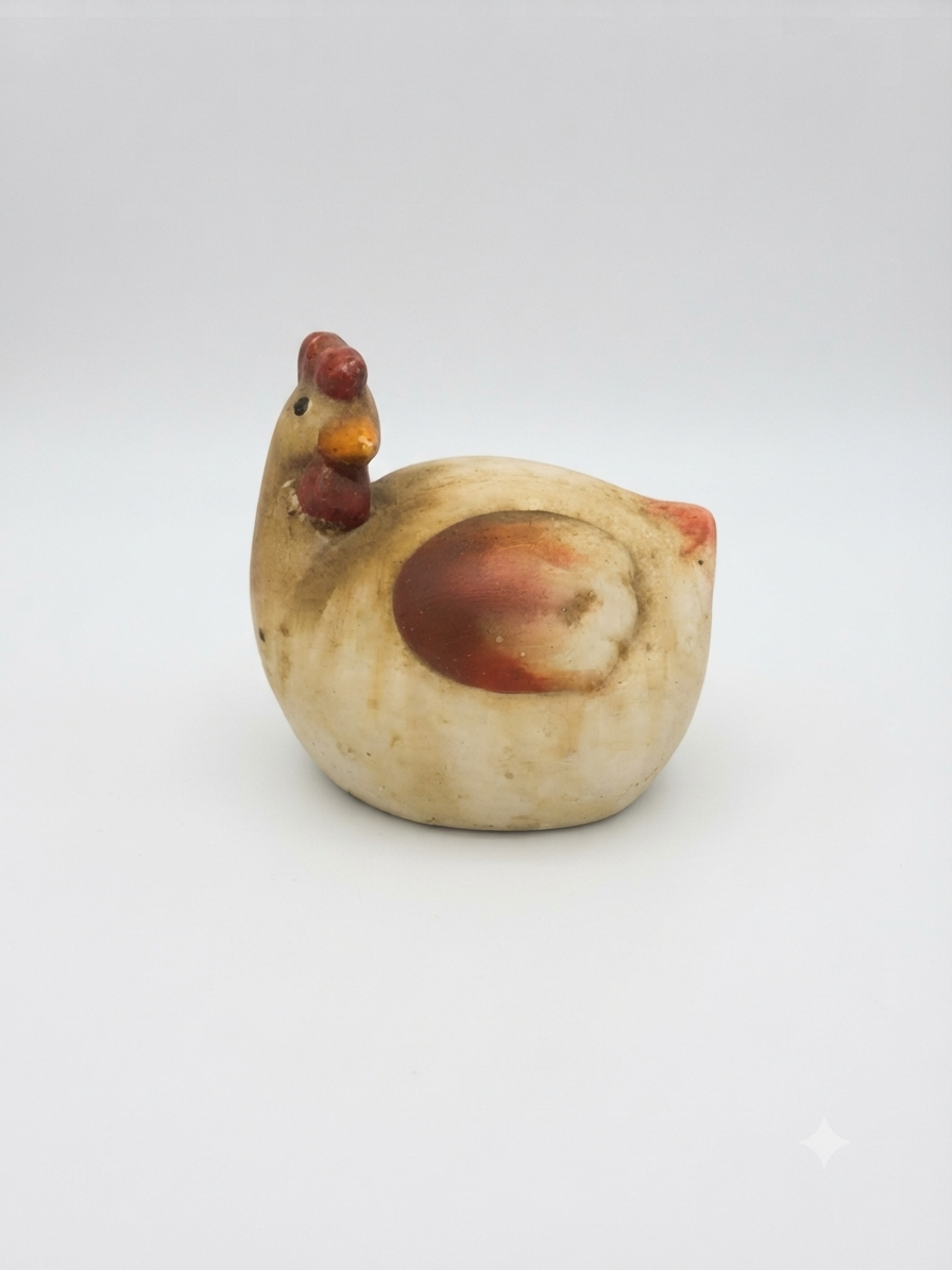Déco Campagne
Petite poule décorative au charme rustique et intemporel 9 x 10,5 cm
