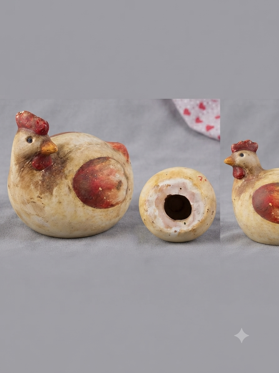Déco Campagne
Petite poule décorative au charme rustique et intemporel 9 x 10,5 cm