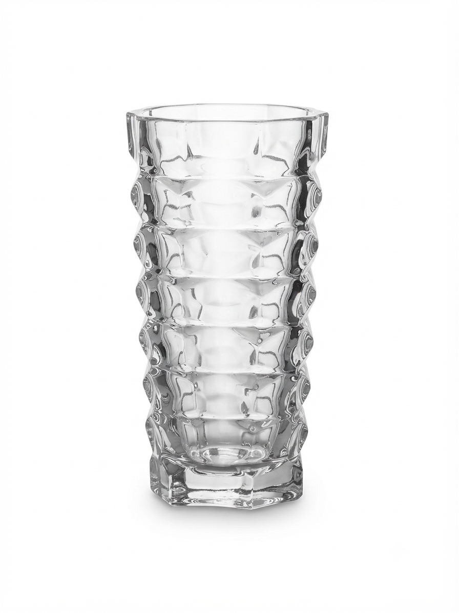 Grand Vase Vintage en Verre
