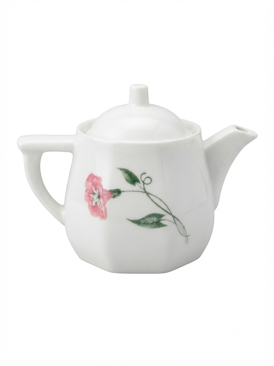 La théière vintage liserons