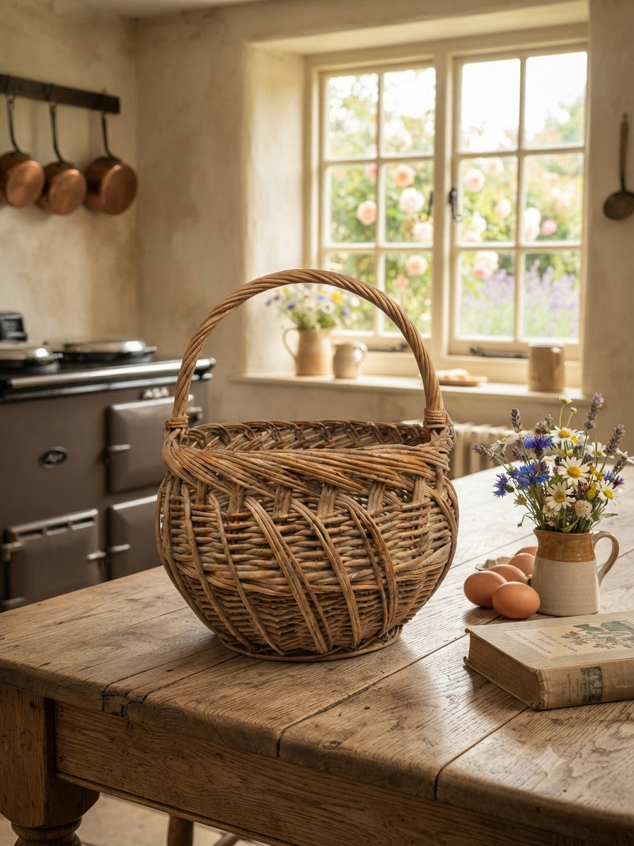 Panier en Osier : Douceur de Vivre