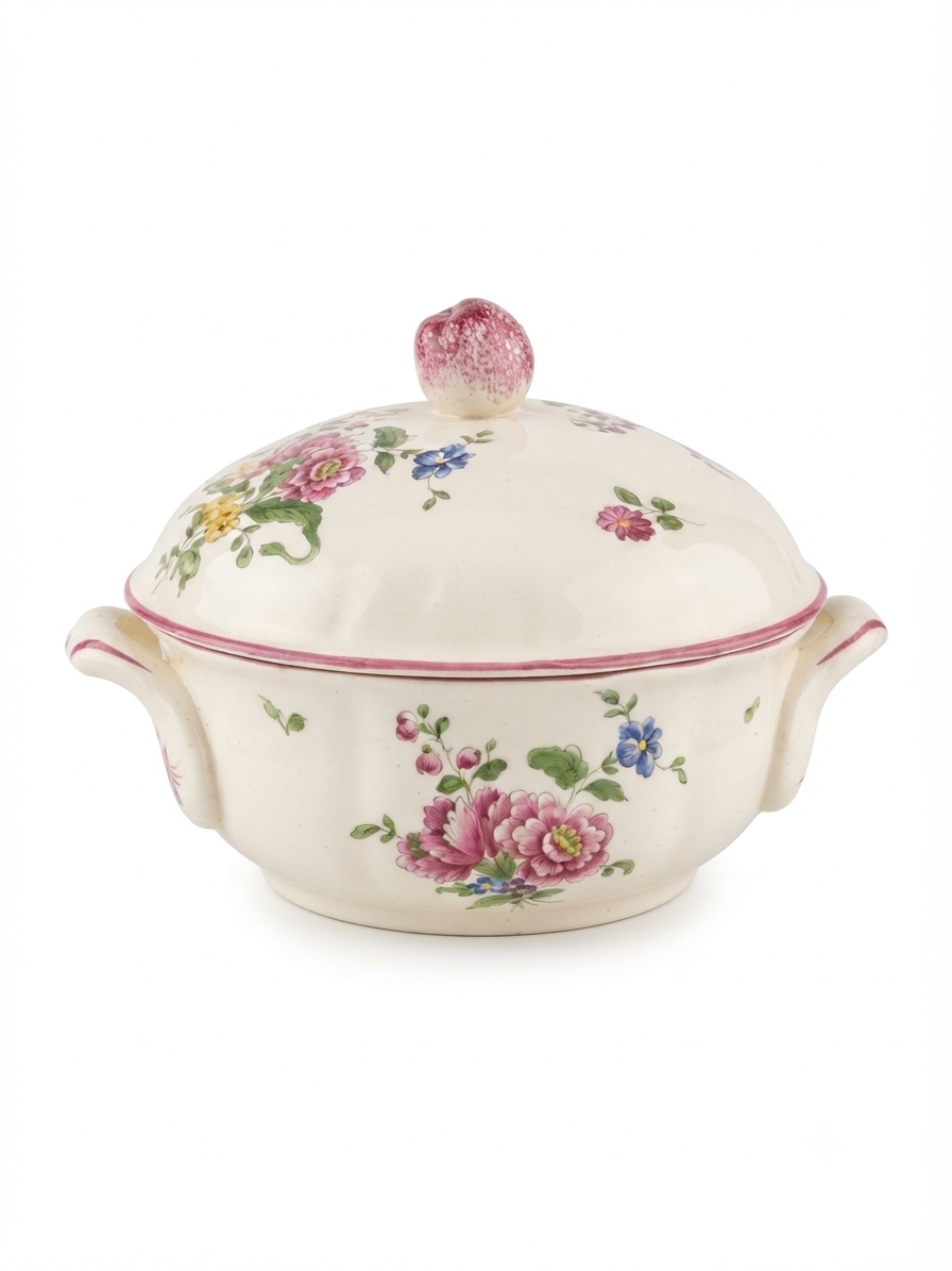 Grand service de vaisselle romantique "Vieux Saint-Amand" (Modèle 1713)