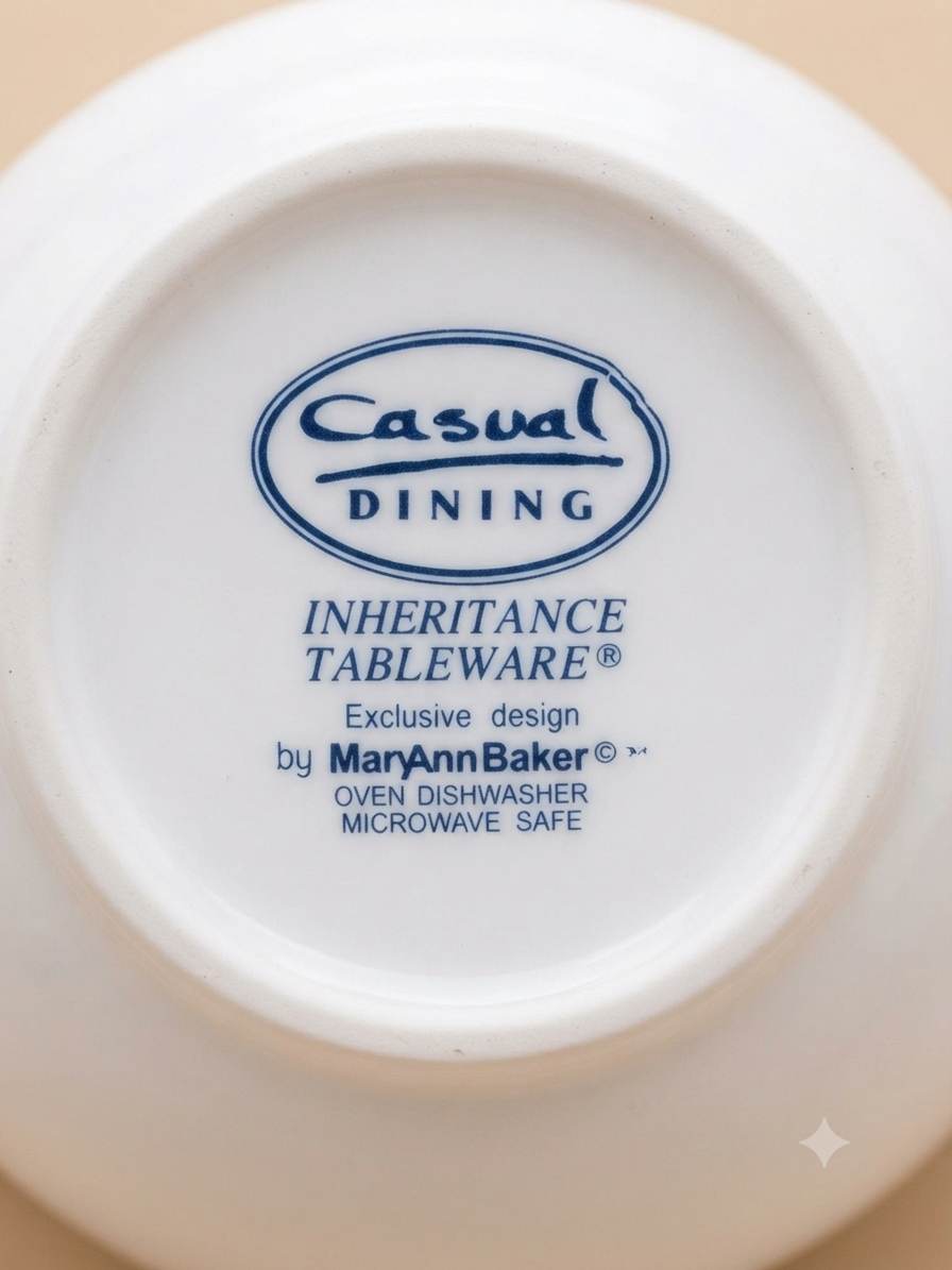 Duo de grandes tasses à déjeuner florales – MaryAnn Baker, Casual Dining