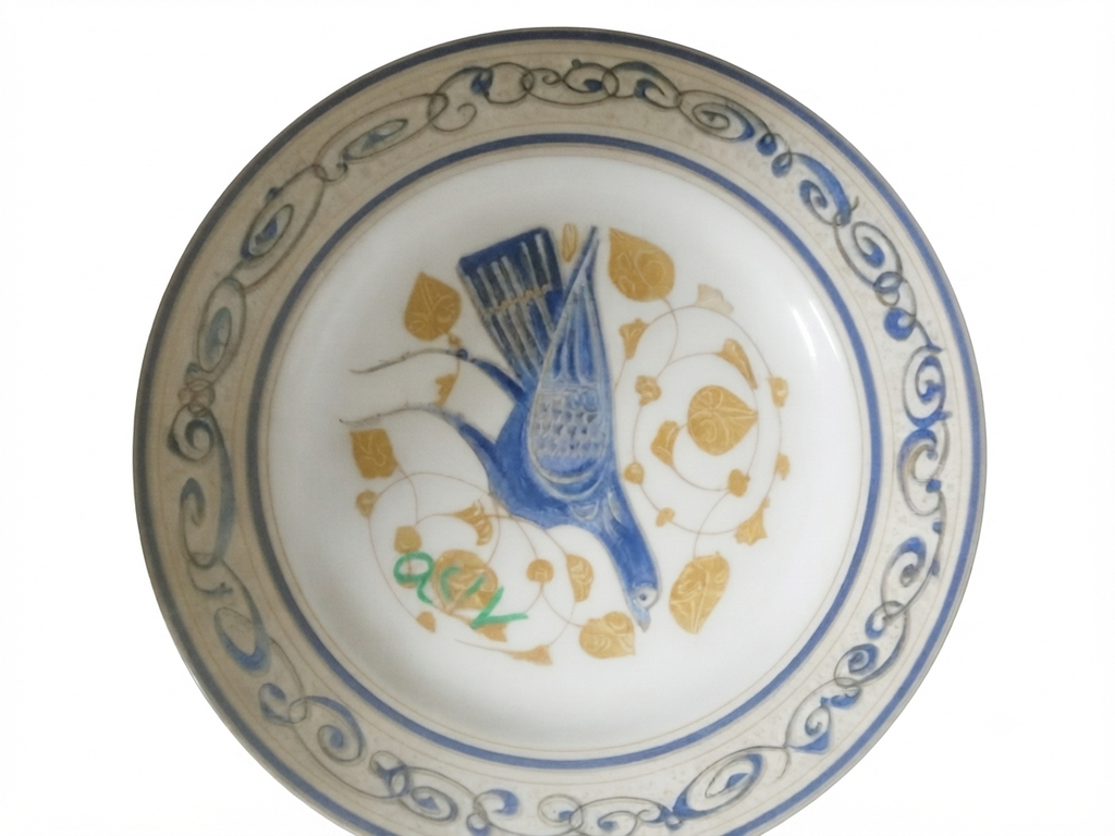 Paire d'assiettes de collection "Collezione Luna Nuova"